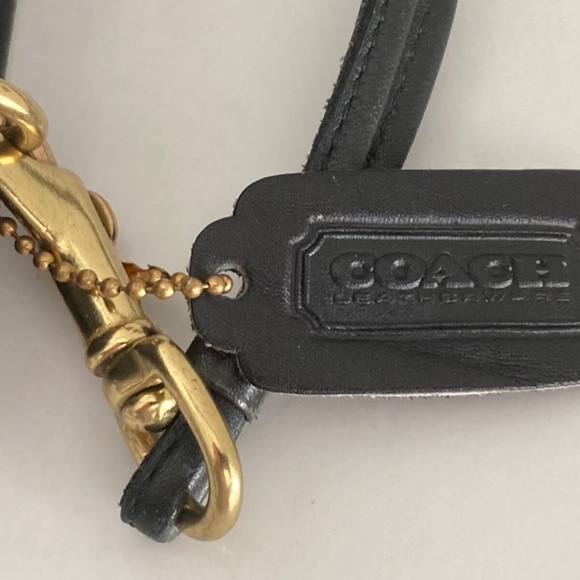 Vintage 1970s? Coach Convertible Clutch Shoulder Bag Purse Double Straps Leather - Picture 12 of 15